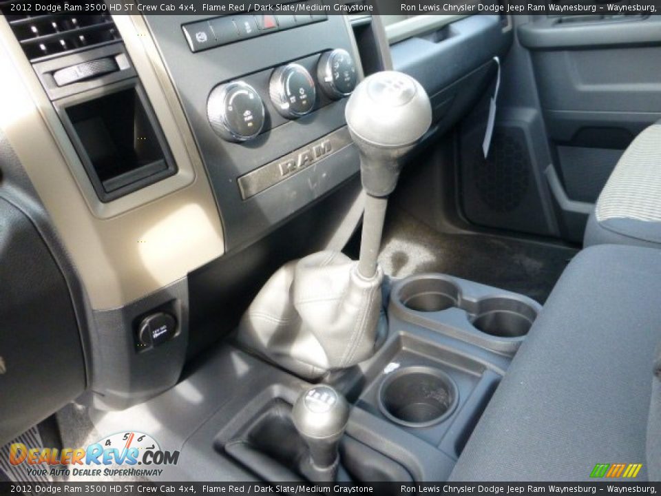2012 Dodge Ram 3500 HD ST Crew Cab 4x4 Flame Red / Dark Slate/Medium Graystone Photo #16