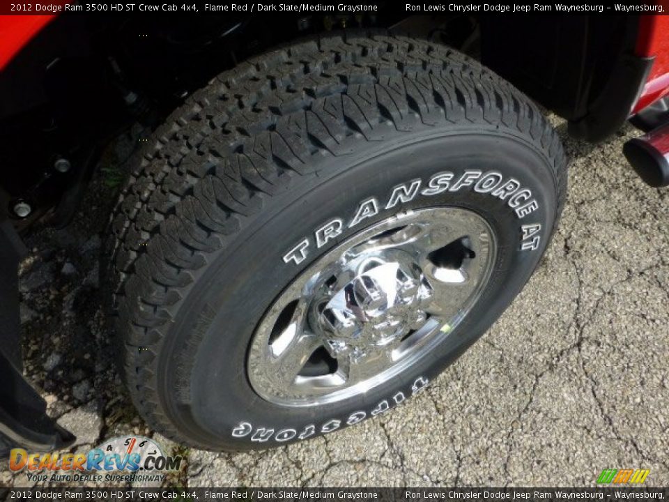 2012 Dodge Ram 3500 HD ST Crew Cab 4x4 Flame Red / Dark Slate/Medium Graystone Photo #7