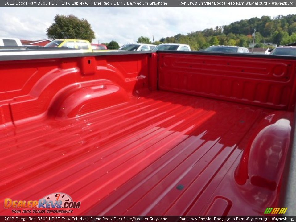 2012 Dodge Ram 3500 HD ST Crew Cab 4x4 Flame Red / Dark Slate/Medium Graystone Photo #8