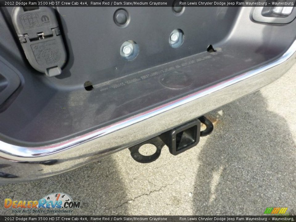 2012 Dodge Ram 3500 HD ST Crew Cab 4x4 Flame Red / Dark Slate/Medium Graystone Photo #9