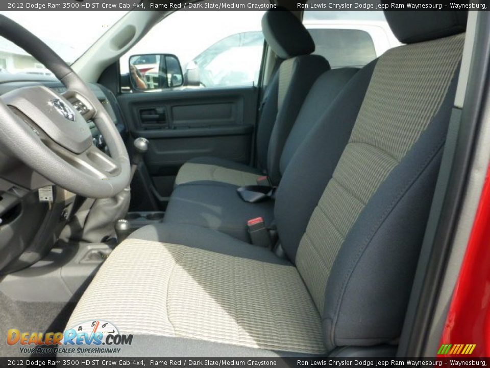 2012 Dodge Ram 3500 HD ST Crew Cab 4x4 Flame Red / Dark Slate/Medium Graystone Photo #10