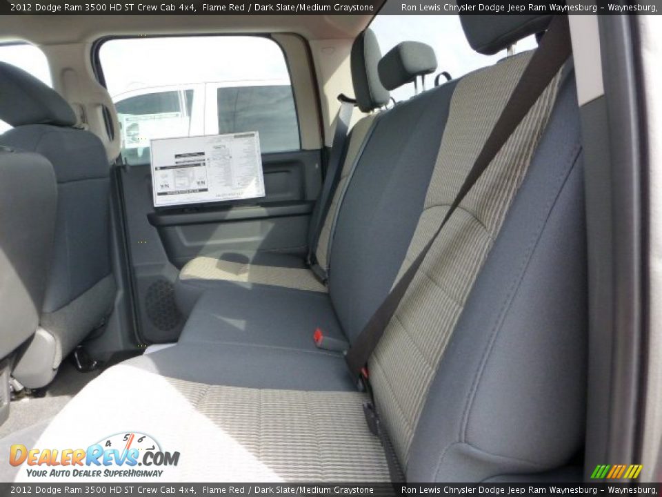 2012 Dodge Ram 3500 HD ST Crew Cab 4x4 Flame Red / Dark Slate/Medium Graystone Photo #11