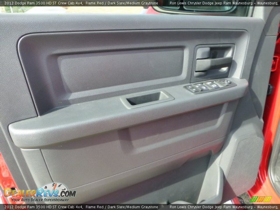 2012 Dodge Ram 3500 HD ST Crew Cab 4x4 Flame Red / Dark Slate/Medium Graystone Photo #14