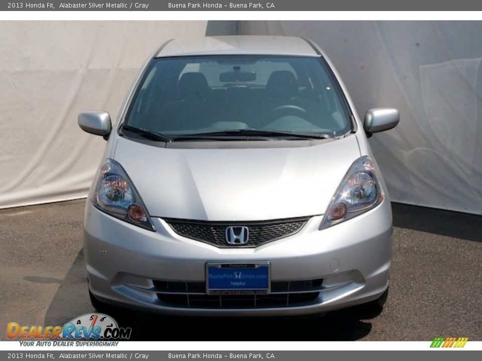 2013 Honda Fit Alabaster Silver Metallic / Gray Photo #2