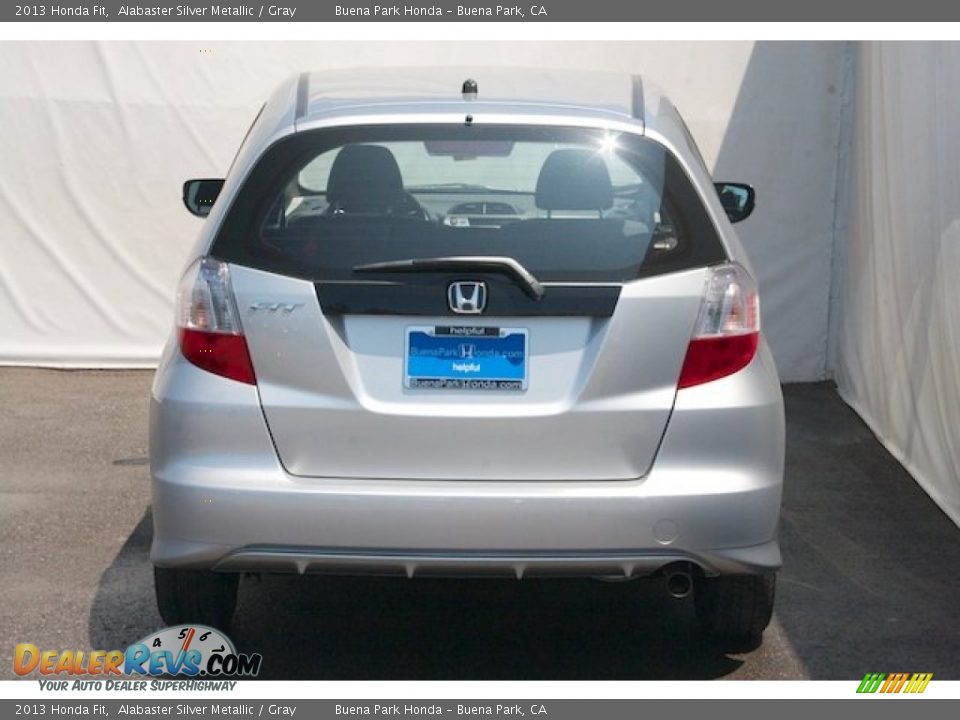 2013 Honda Fit Alabaster Silver Metallic / Gray Photo #6