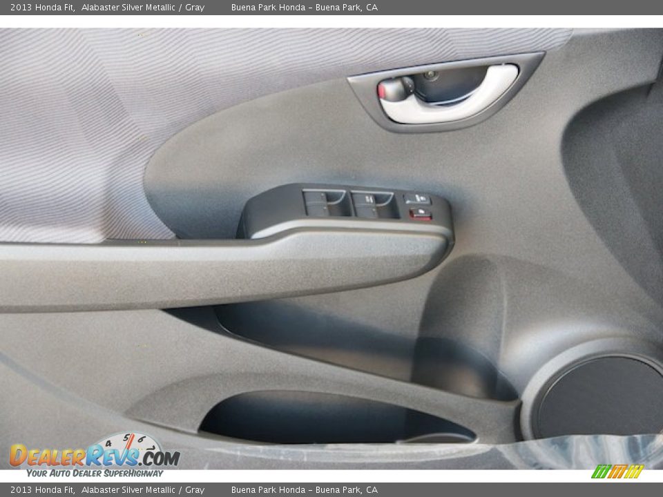 2013 Honda Fit Alabaster Silver Metallic / Gray Photo #8