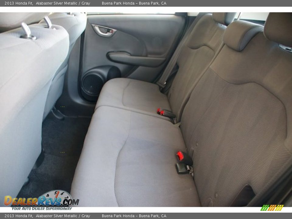 2013 Honda Fit Alabaster Silver Metallic / Gray Photo #12