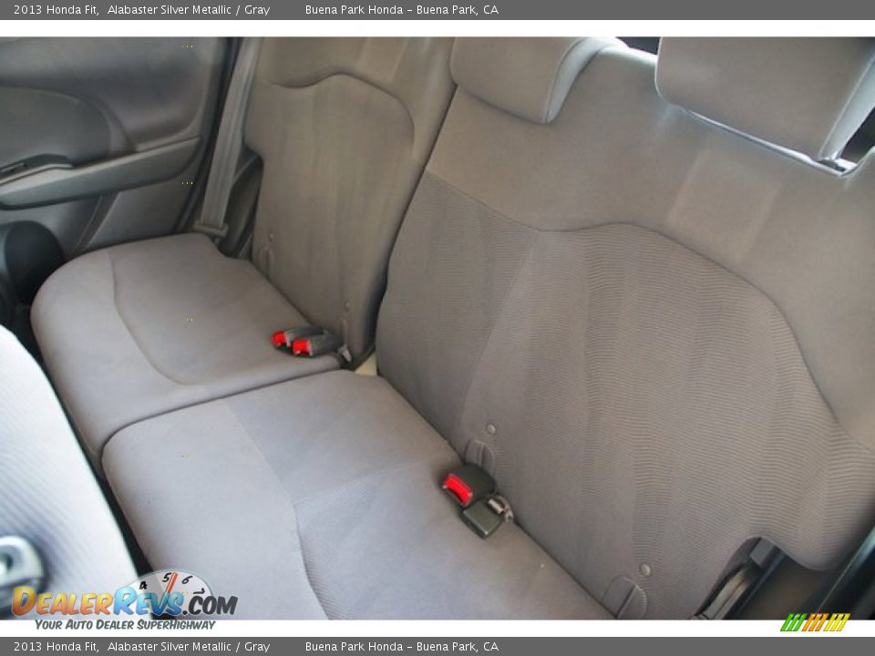 2013 Honda Fit Alabaster Silver Metallic / Gray Photo #15