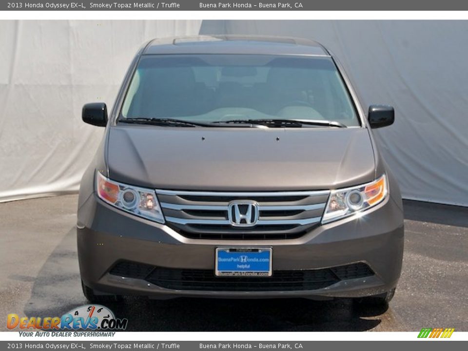 2013 Honda Odyssey EX-L Smokey Topaz Metallic / Truffle Photo #2
