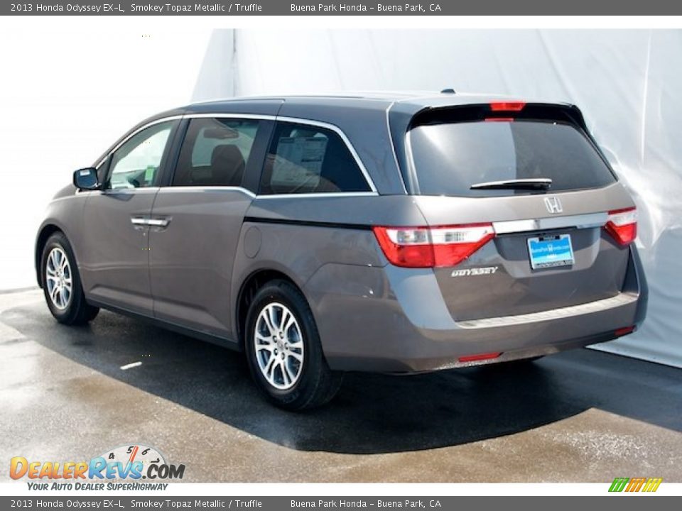 2013 Honda Odyssey EX-L Smokey Topaz Metallic / Truffle Photo #5