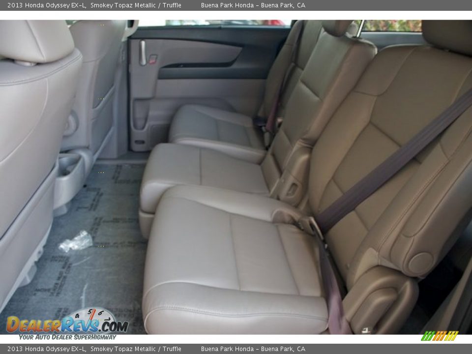 2013 Honda Odyssey EX-L Smokey Topaz Metallic / Truffle Photo #12