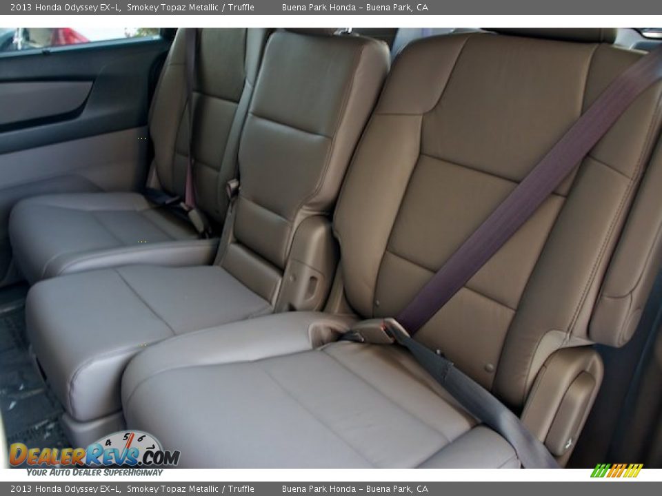 2013 Honda Odyssey EX-L Smokey Topaz Metallic / Truffle Photo #13