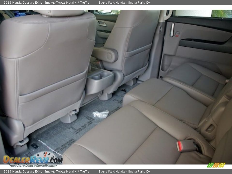 2013 Honda Odyssey EX-L Smokey Topaz Metallic / Truffle Photo #15