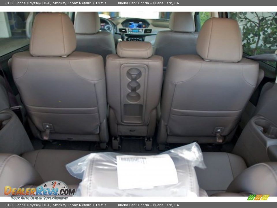 2013 Honda Odyssey EX-L Smokey Topaz Metallic / Truffle Photo #20