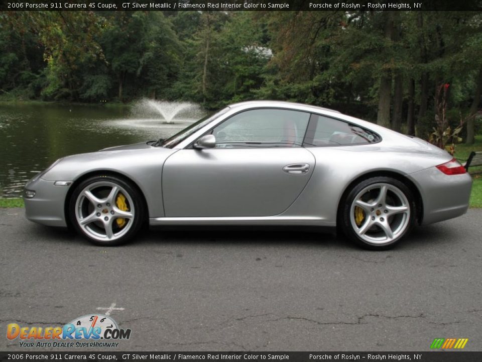 GT Silver Metallic 2006 Porsche 911 Carrera 4S Coupe Photo #3