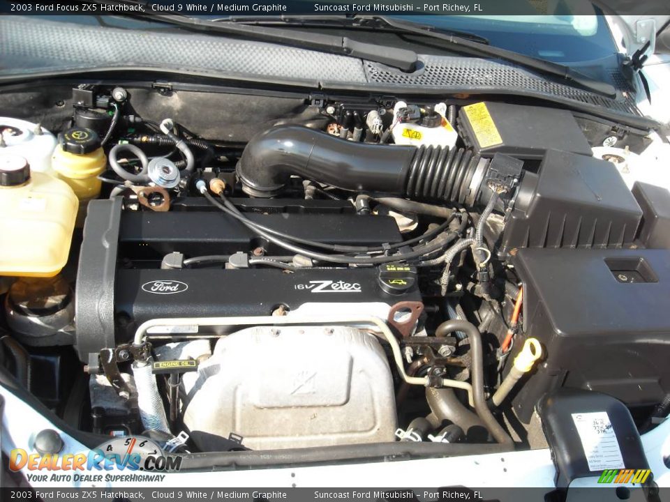 2003 Ford Focus ZX5 Hatchback Cloud 9 White / Medium Graphite Photo #11