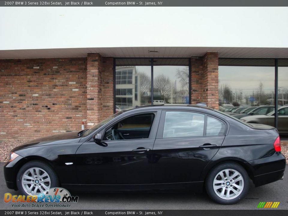 2007 BMW 3 Series 328xi Sedan Jet Black / Black Photo #1