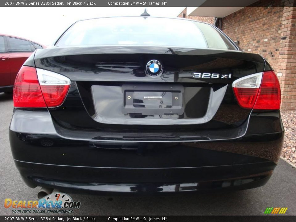 2007 BMW 3 Series 328xi Sedan Jet Black / Black Photo #5