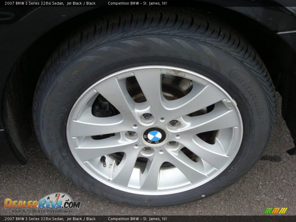 2007 BMW 3 Series 328xi Sedan Jet Black / Black Photo #7