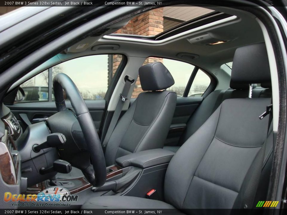 2007 BMW 3 Series 328xi Sedan Jet Black / Black Photo #9