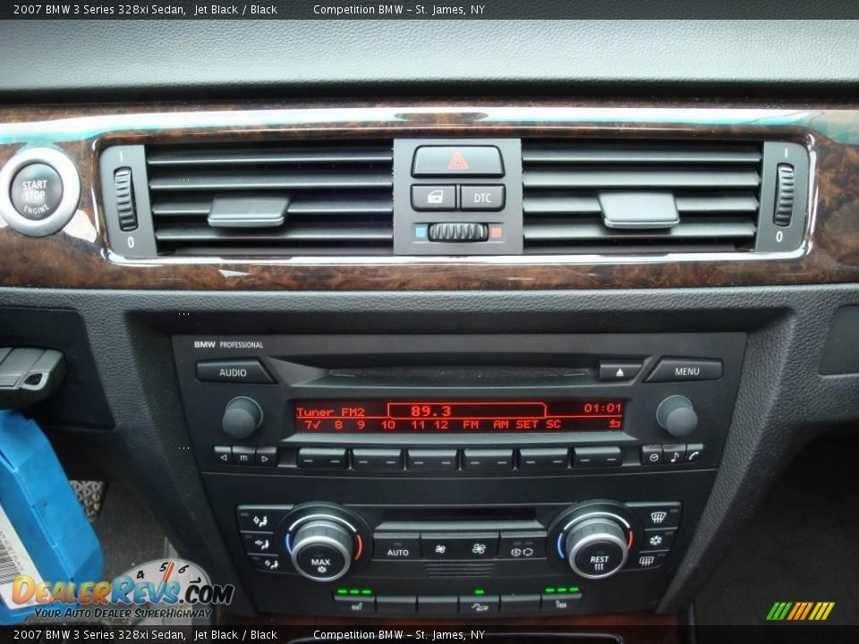 2007 BMW 3 Series 328xi Sedan Jet Black / Black Photo #13