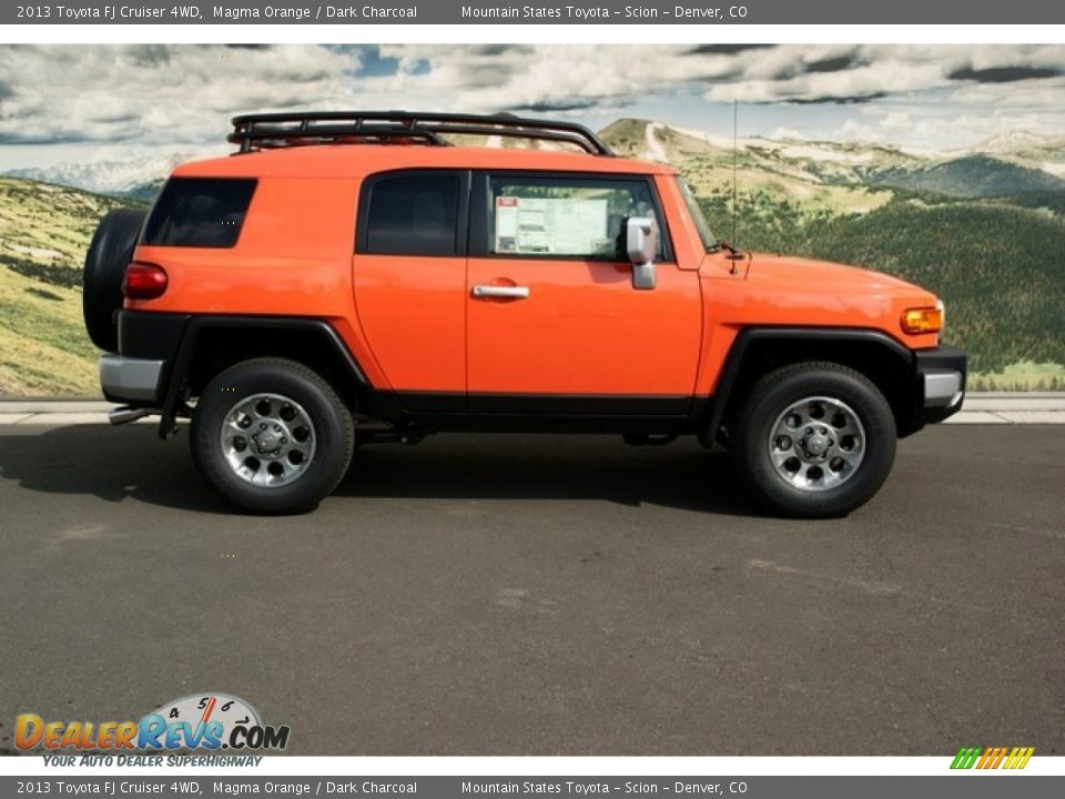 Magma Orange 2013 Toyota FJ Cruiser 4WD Photo #2