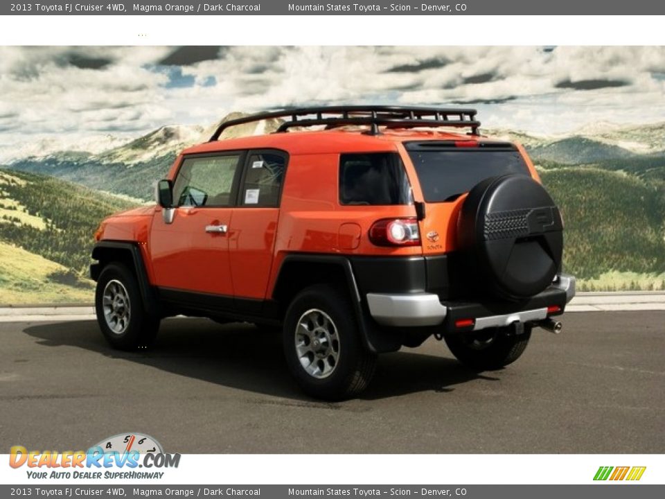 Magma Orange 2013 Toyota FJ Cruiser 4WD Photo #5