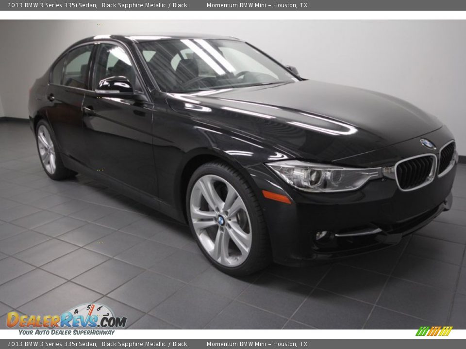 2013 BMW 3 Series 335i Sedan Black Sapphire Metallic / Black Photo #1