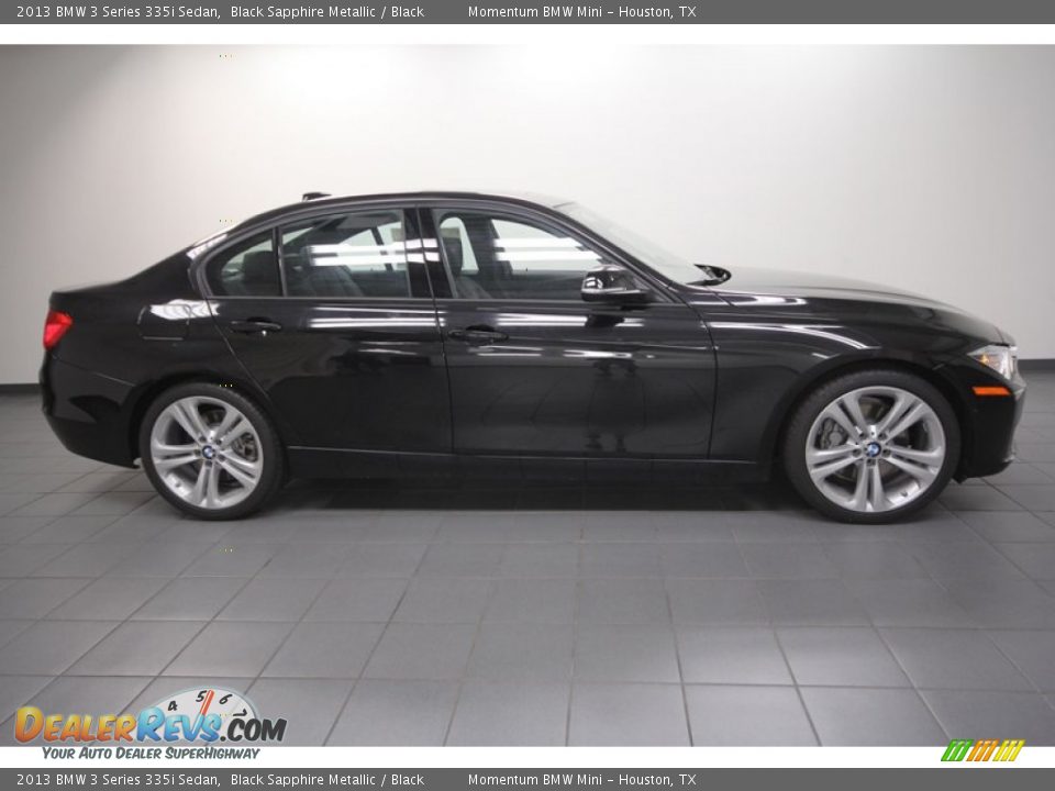 2013 BMW 3 Series 335i Sedan Black Sapphire Metallic / Black Photo #2