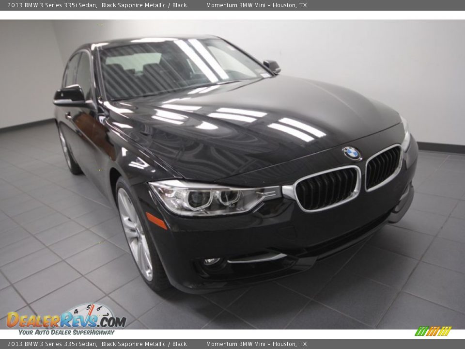 2013 BMW 3 Series 335i Sedan Black Sapphire Metallic / Black Photo #5