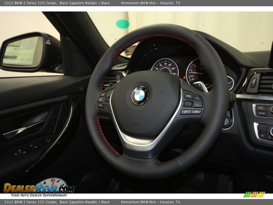 2013 BMW 3 Series 335i Sedan Steering Wheel Photo #26