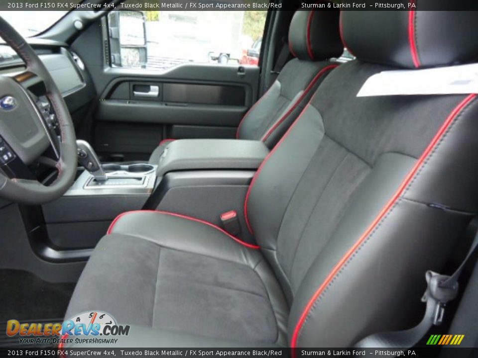 Front Seat of 2013 Ford F150 FX4 SuperCrew 4x4 Photo #8