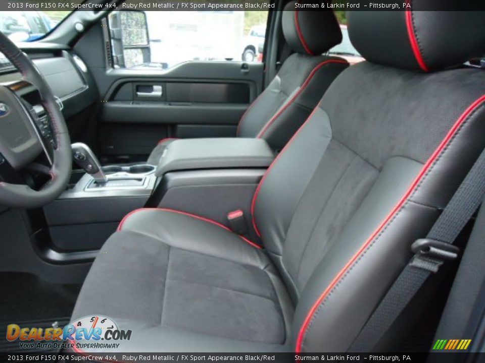 Front Seat of 2013 Ford F150 FX4 SuperCrew 4x4 Photo #8