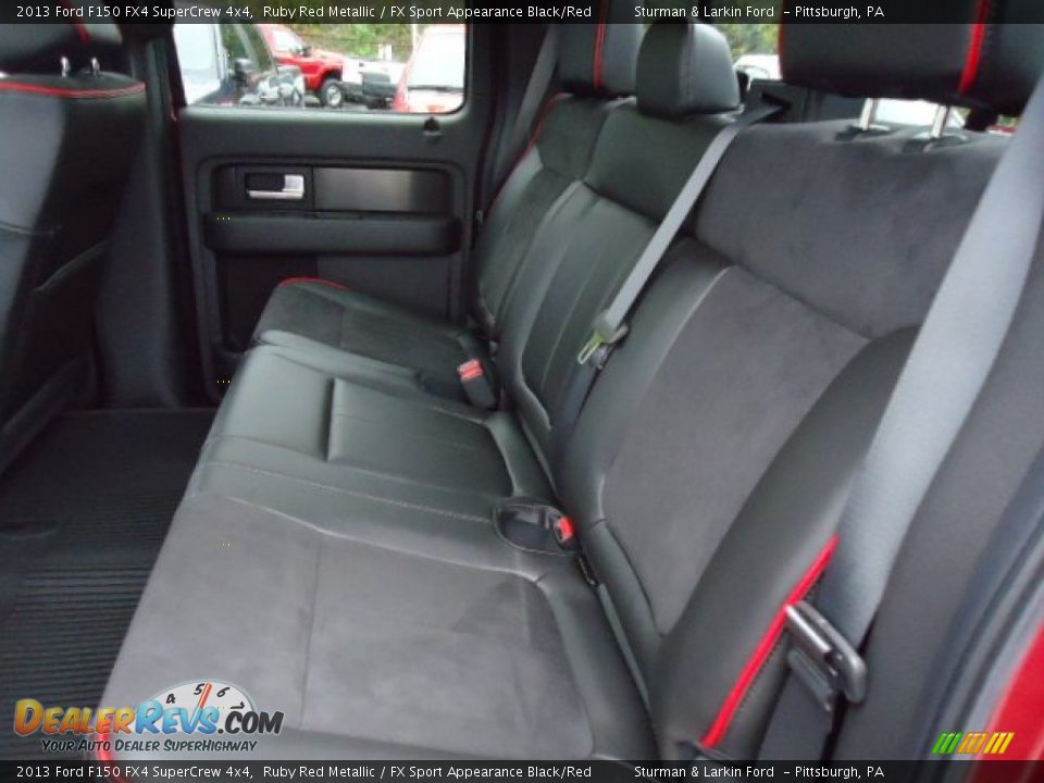 Rear Seat of 2013 Ford F150 FX4 SuperCrew 4x4 Photo #9