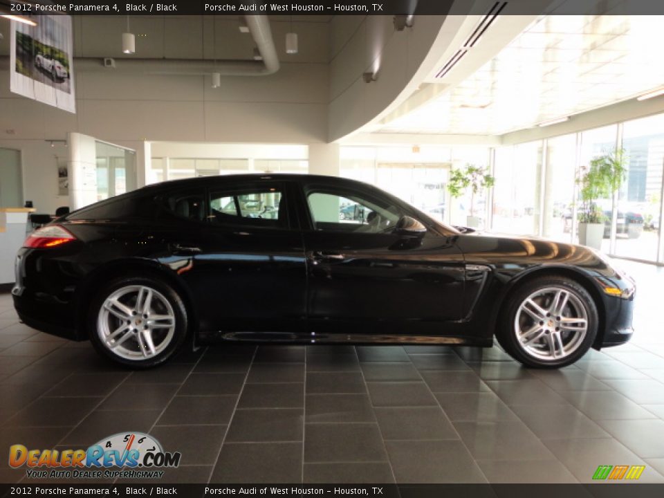 2012 Porsche Panamera 4 Black / Black Photo #5