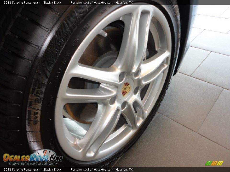 2012 Porsche Panamera 4 Black / Black Photo #6