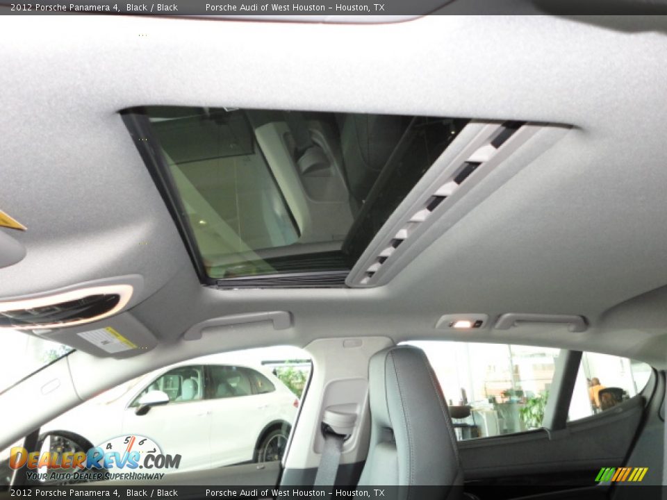 2012 Porsche Panamera 4 Black / Black Photo #8