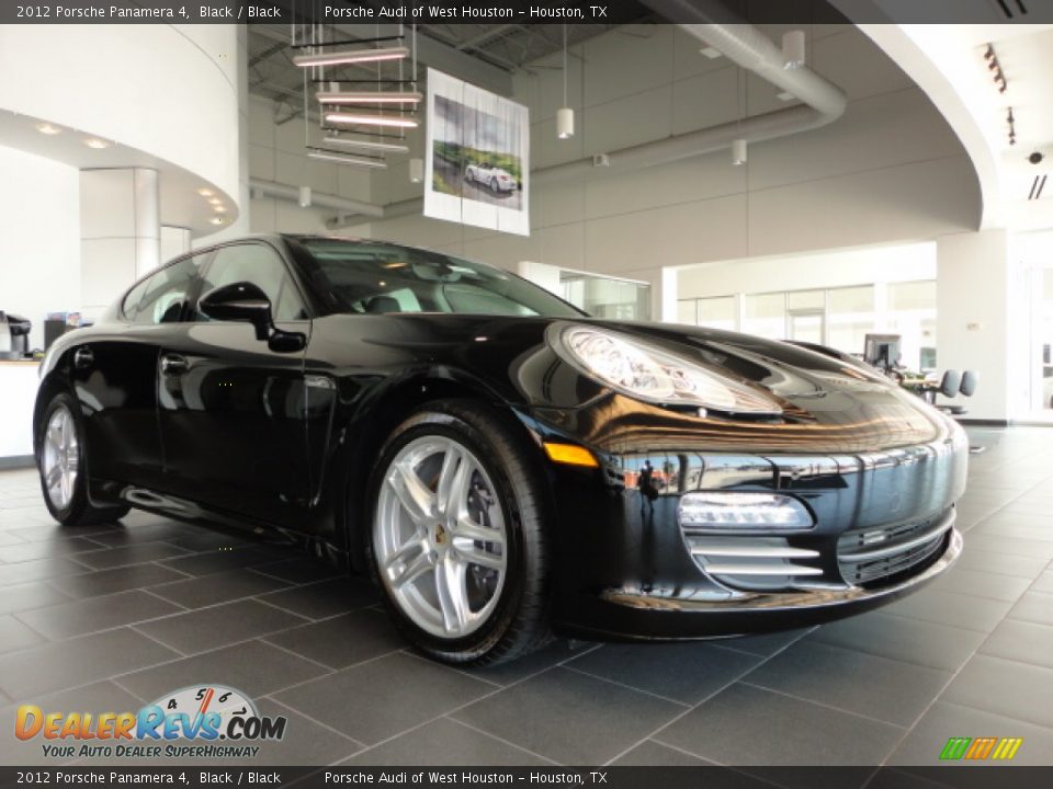 2012 Porsche Panamera 4 Black / Black Photo #15