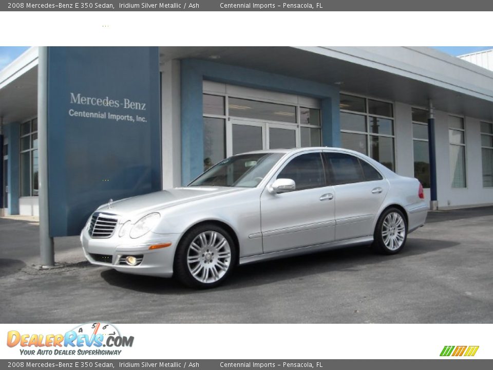 2008 Mercedes-Benz E 350 Sedan Iridium Silver Metallic / Ash Photo #1