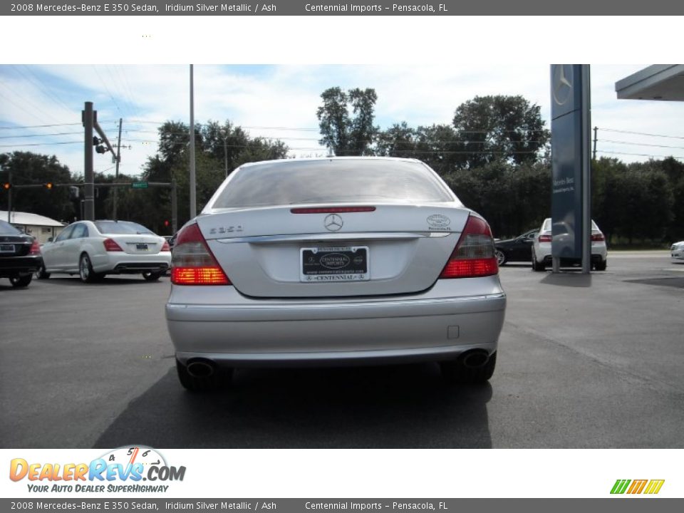 2008 Mercedes-Benz E 350 Sedan Iridium Silver Metallic / Ash Photo #4