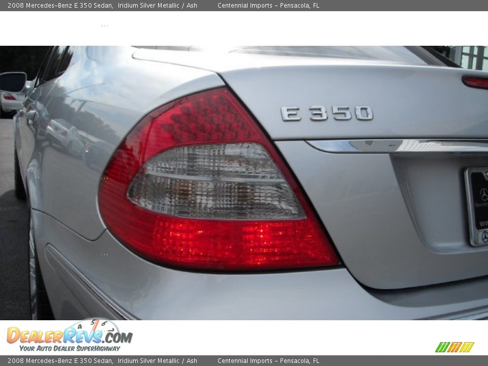 2008 Mercedes-Benz E 350 Sedan Iridium Silver Metallic / Ash Photo #10