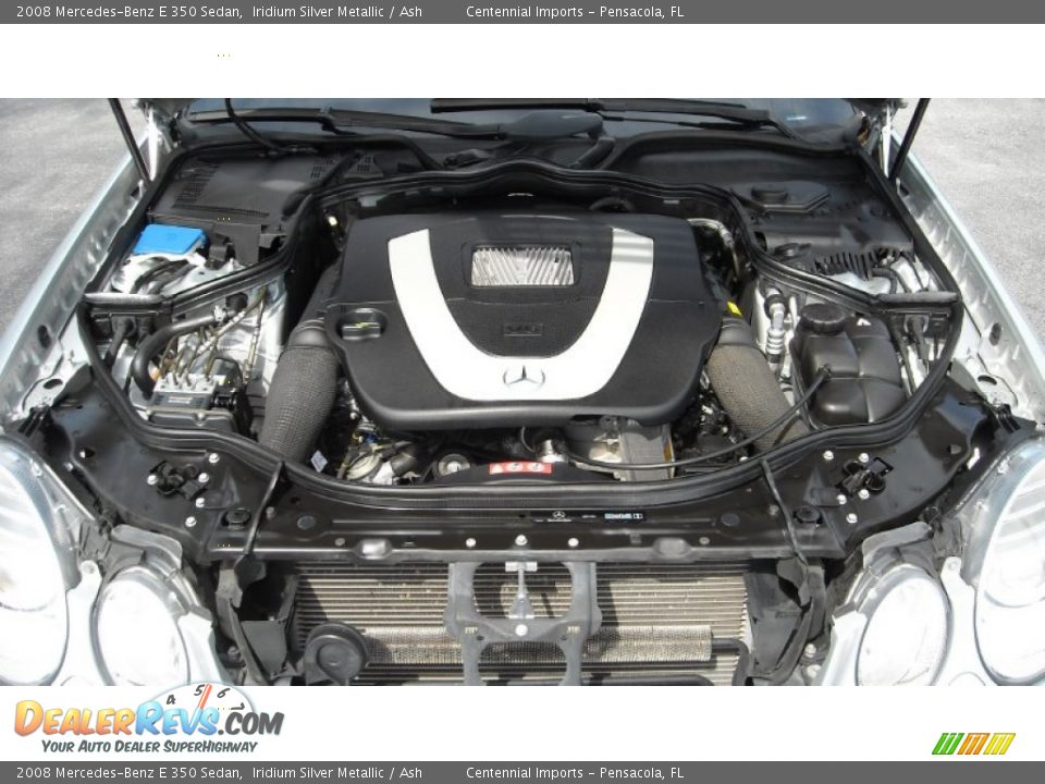 2008 Mercedes-Benz E 350 Sedan Iridium Silver Metallic / Ash Photo #11