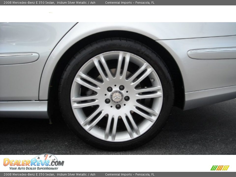 2008 Mercedes-Benz E 350 Sedan Iridium Silver Metallic / Ash Photo #15