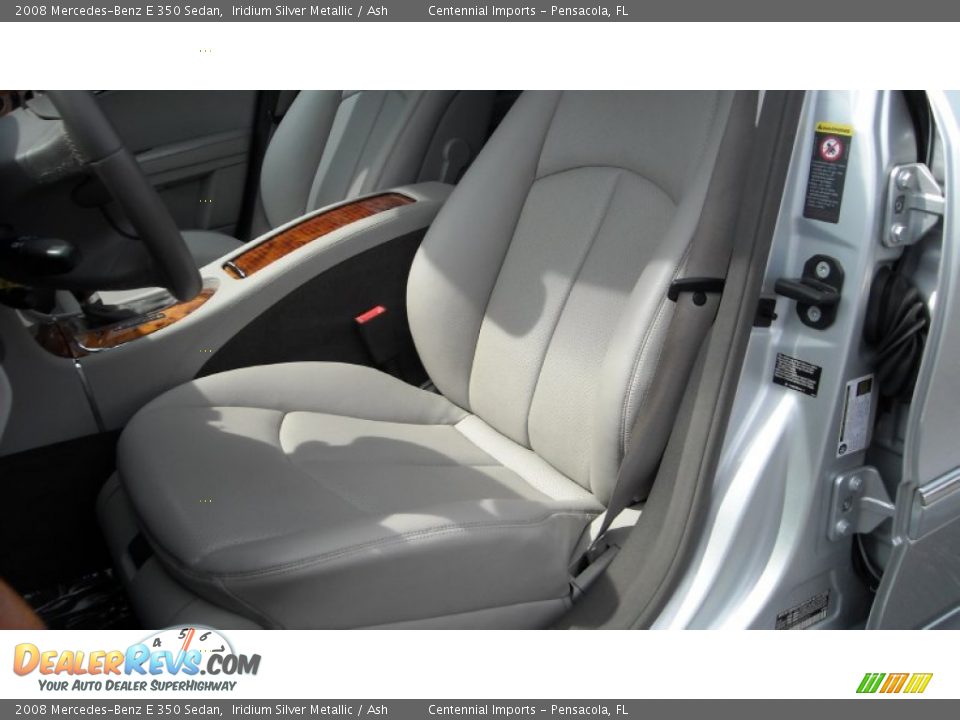 2008 Mercedes-Benz E 350 Sedan Iridium Silver Metallic / Ash Photo #27