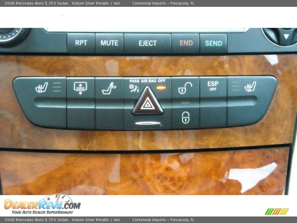 2008 Mercedes-Benz E 350 Sedan Iridium Silver Metallic / Ash Photo #34
