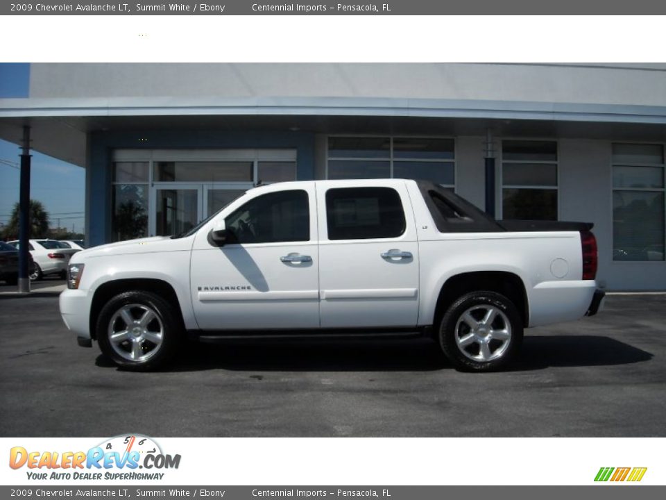 2009 Chevrolet Avalanche LT Summit White / Ebony Photo #2