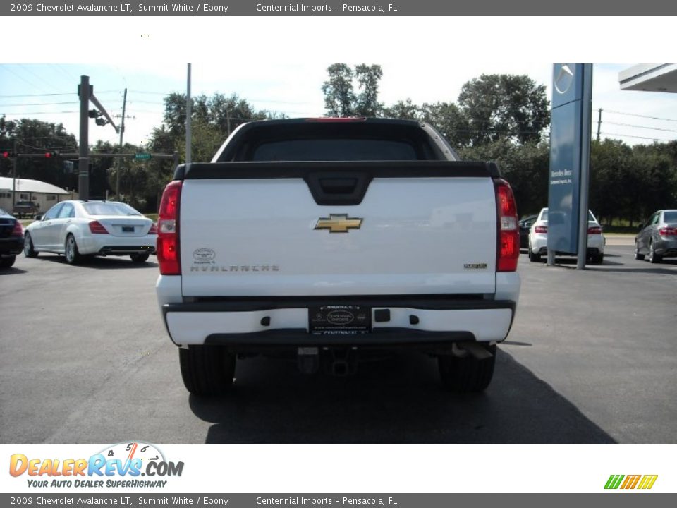 2009 Chevrolet Avalanche LT Summit White / Ebony Photo #4