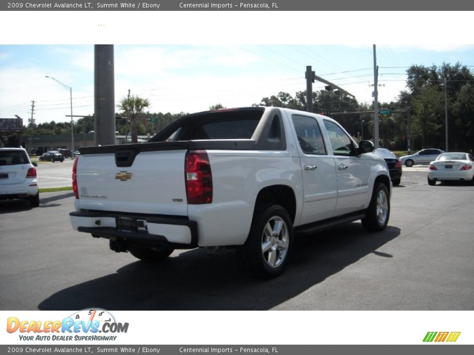 2009 Chevrolet Avalanche LT Summit White / Ebony Photo #5