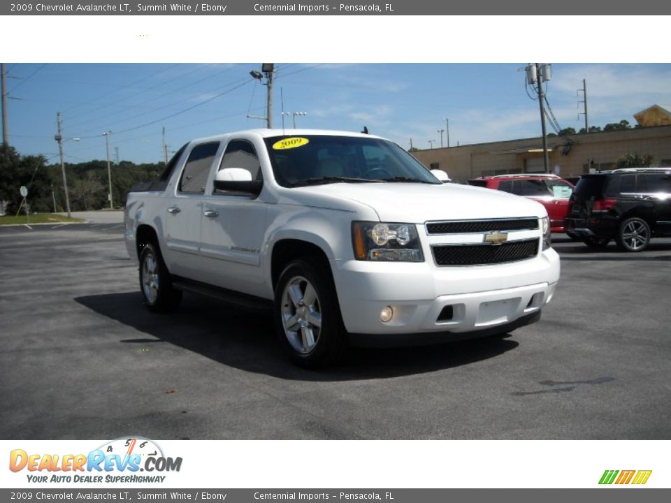 2009 Chevrolet Avalanche LT Summit White / Ebony Photo #7