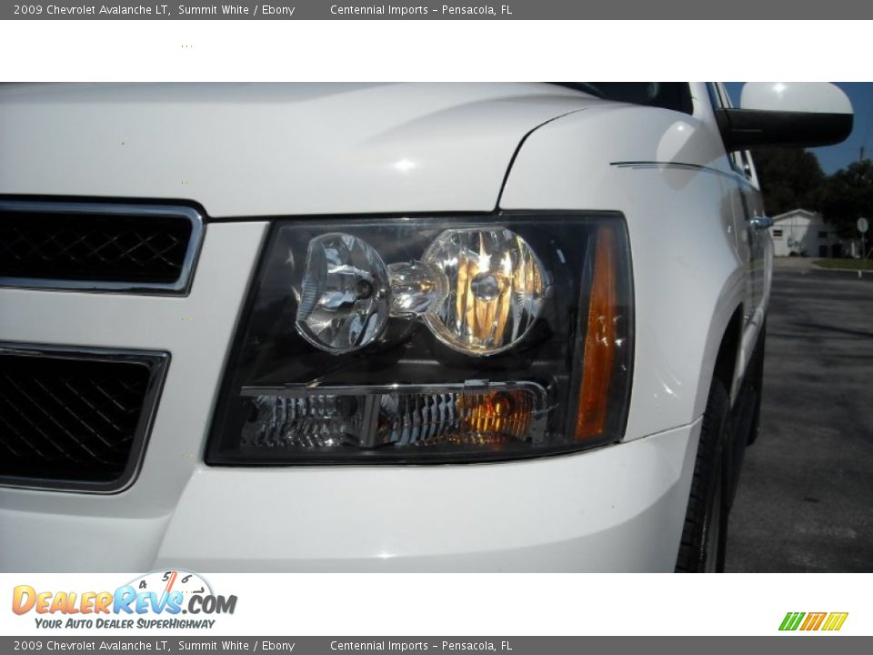 2009 Chevrolet Avalanche LT Summit White / Ebony Photo #9